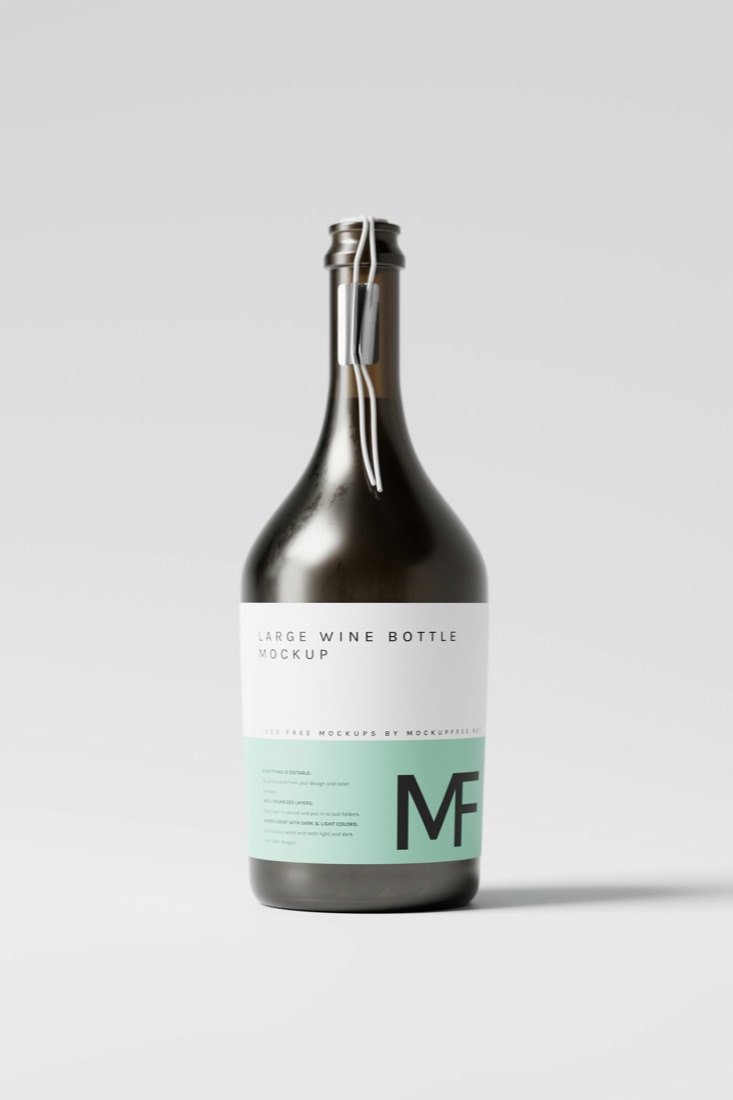 Blank product packaging mockup ready for a custom Euphora label