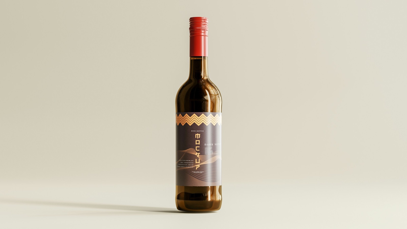 Blank product packaging mockup ready for a custom Euphora label