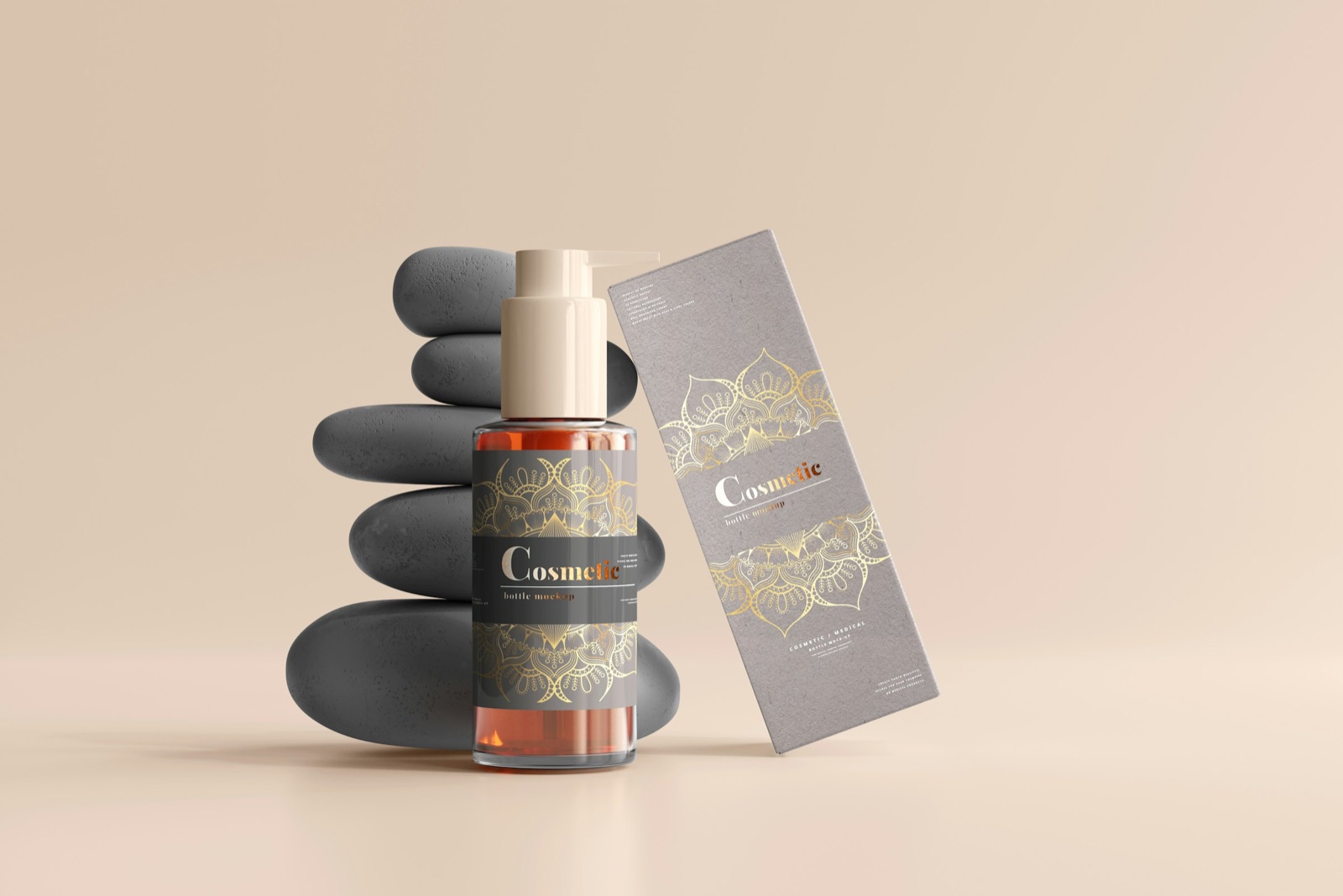 Blank product packaging mockup ready for a custom Euphora label