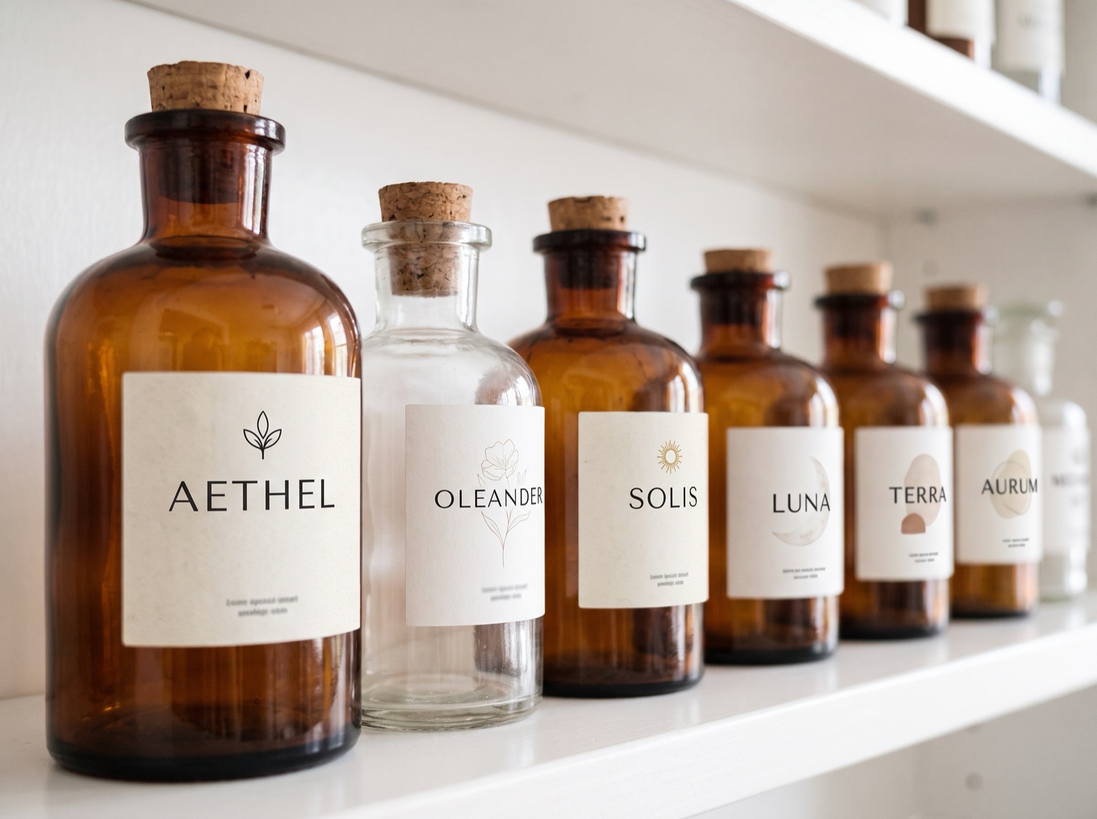 Candle & Soap label application