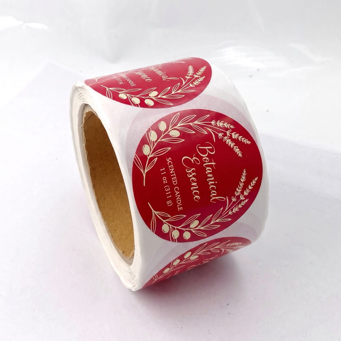 Roll of custom die-cut reward stickers with original artwork by Euphora