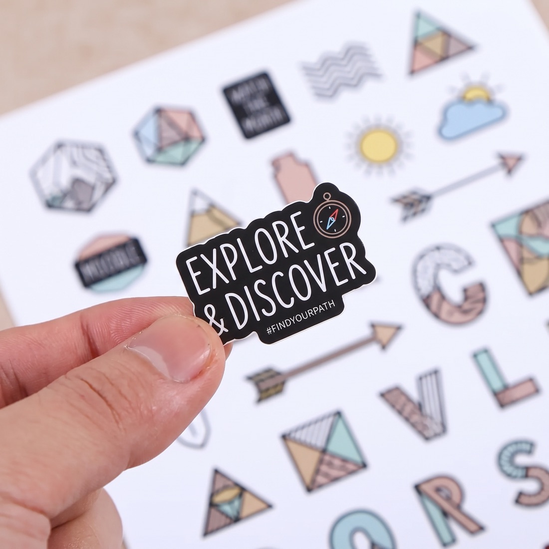 Printable Vinyl label material